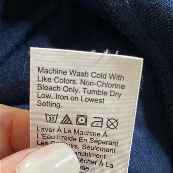 J. Crew Deep Blue Velour Pullover - Picture 5 of 7